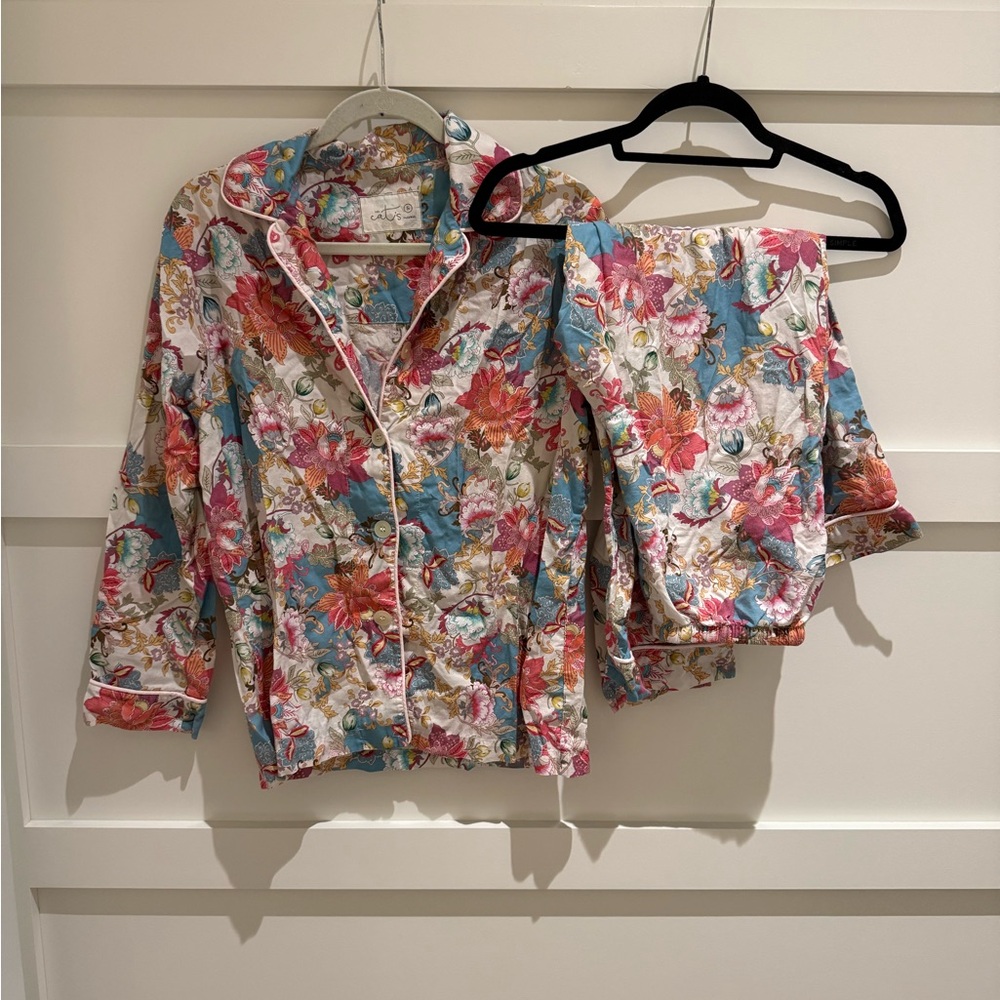Floral Print Women's Pajama Set